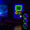 Gameboy Neon Vegglampe