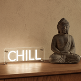 Chill LED Neon Box Bordlampe