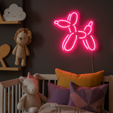 Balloon Animal Neon Vegglampe