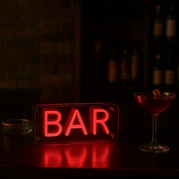 Bar LED Neon Box Bordlampe