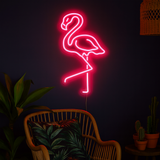 Flamingo Neon Vegglampe
