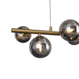 Valencia Langbordslampe 63cm Messing/Smoke
