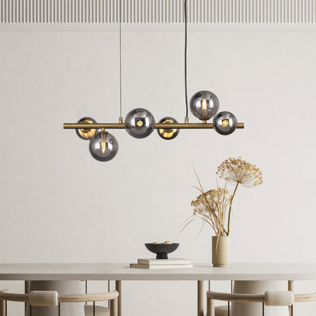 Valencia Langbordspendel 63cm Messing/Smoke-Nordic Seasons-OutletLamper.dk