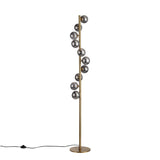 Trento Gulvlampe Messing/Smoke