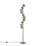 Trento Gulvlampe Messing/Smoke