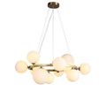 Valencia Lysekrone - Messing/Opal