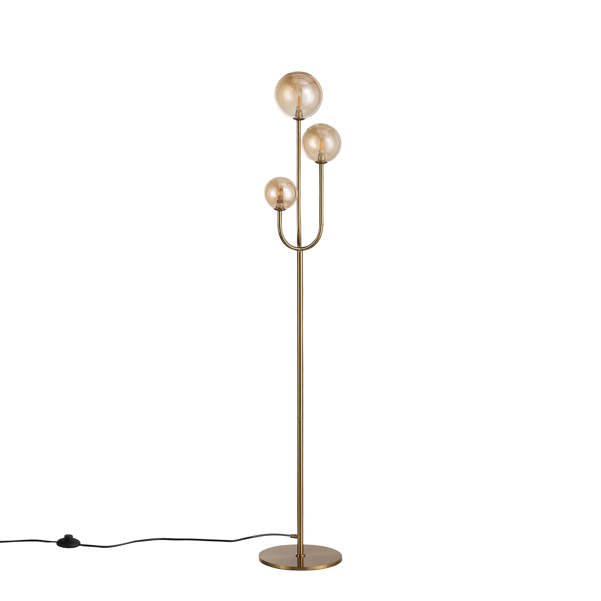 Bubbles Gulvlampe Amber