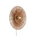 Wave Layer Vegglampe Ø40 - Naturlig Brun