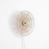 Wave Layer Vegglampe Ø40 Raw White