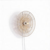 Wave Layer Vegglampe Ø40 Raw White