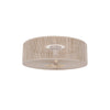 Braided Taklampe Ø60 Raw White