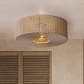 Braided Taklampe Ø60 - Raw White