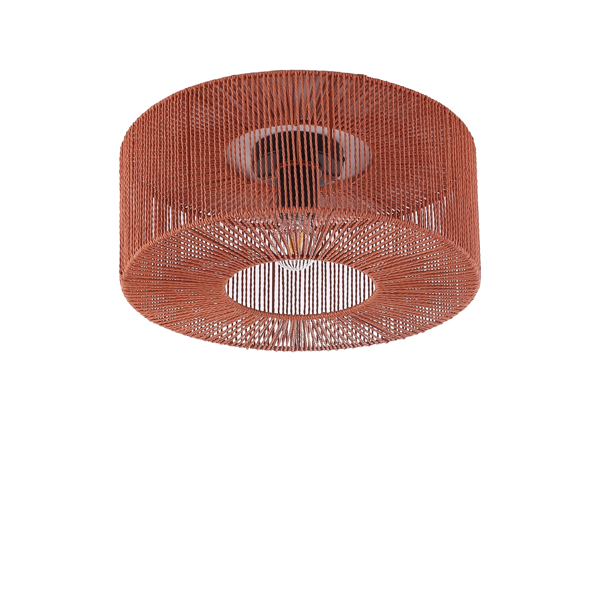 Braided Taklampe Ø46 Earth Red