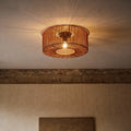 Braided Taklampe Ø46 Earth Red