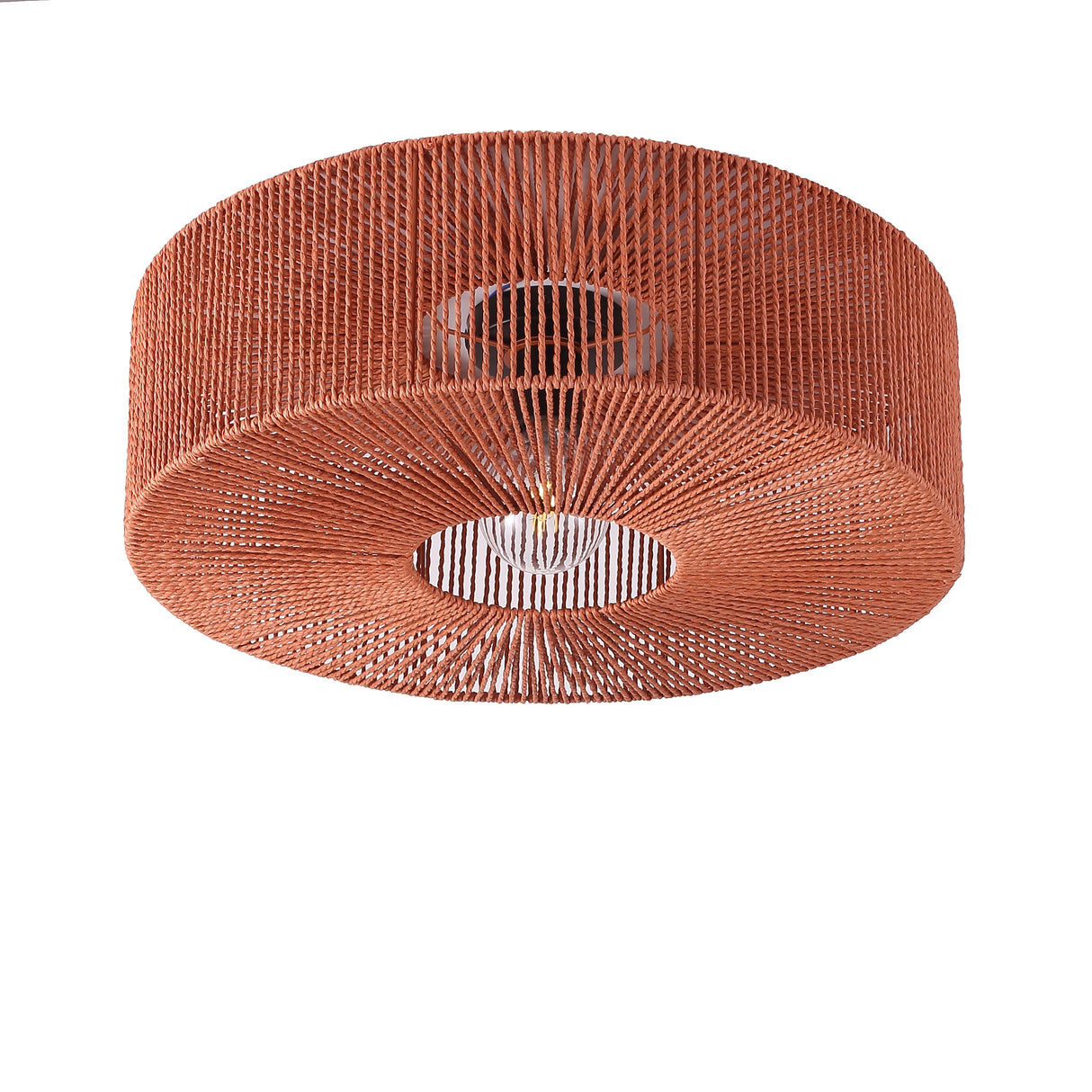 Braided Taklampe Ø60 Earth Red