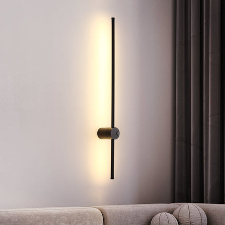 Retta LED Vegglampe Svart 100cm