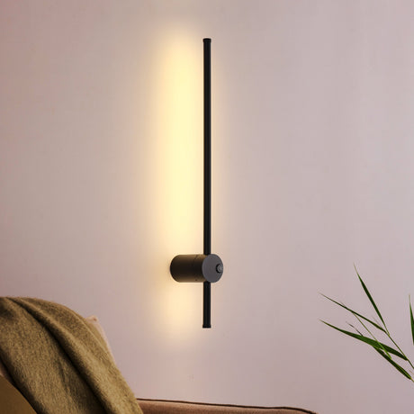 Retta LED Vegglampe Svart 60cm