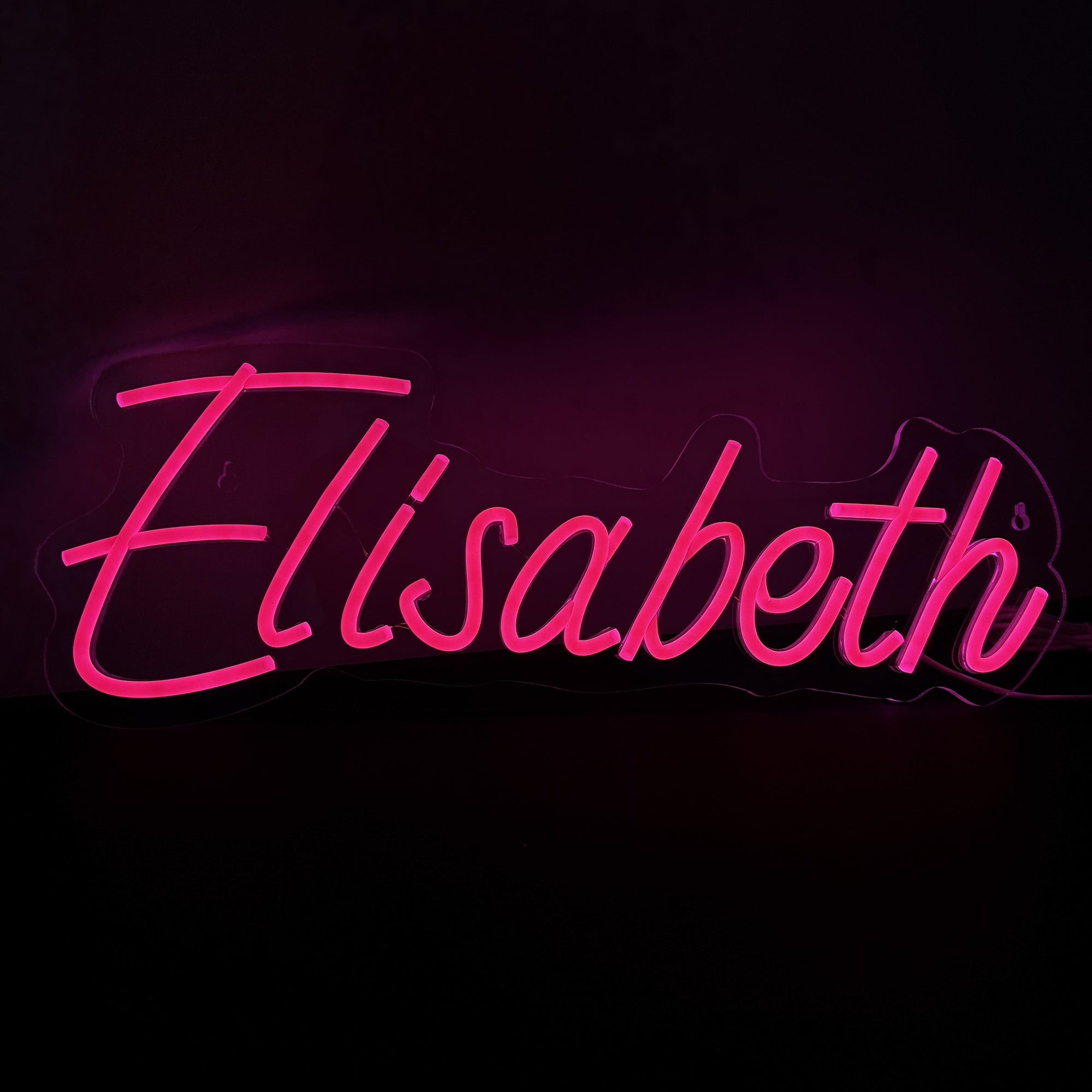 Neon Navneskilt Rosa