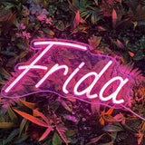 Neon Navneskilt Rosa