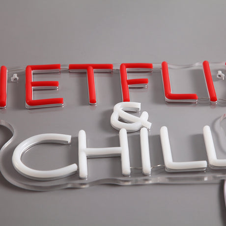 Netflix & Chill Neon Vägglampa-Lampconcept.se