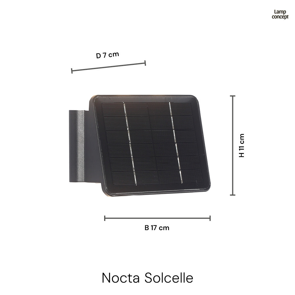 Nocta solcellevegglampe