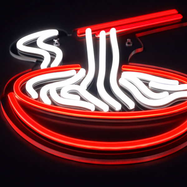 Noodles Neon Vegglampe