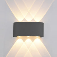 Ortelo 6W 17cm Utendørs Vegglampe