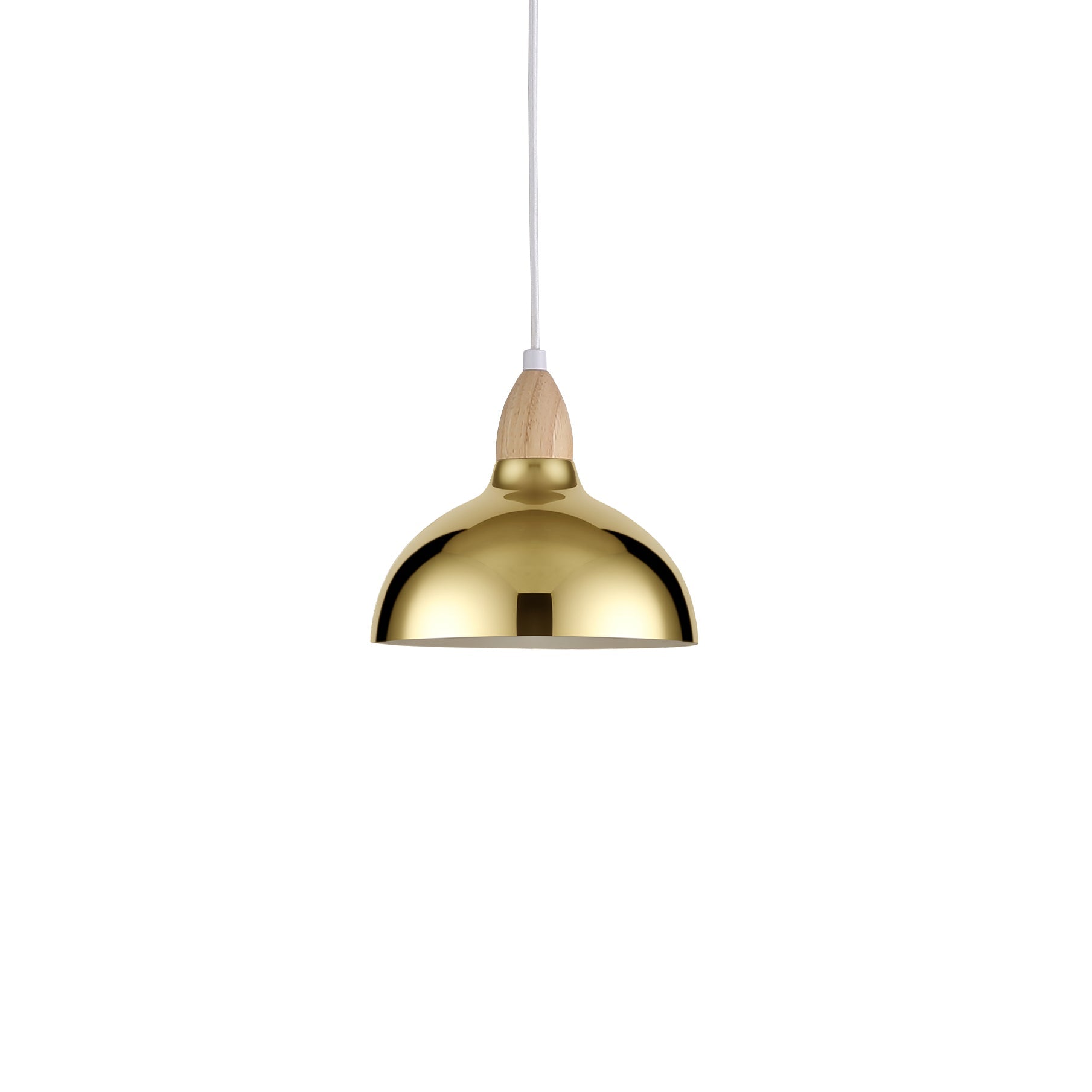 Oak Pendel Ø19 Polert Messing