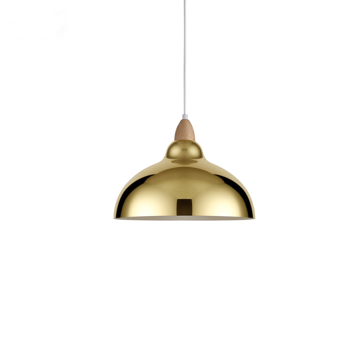 Oak Pendel Ø35 Polert Messing