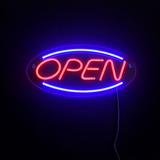 Open Neon Vegglampe
