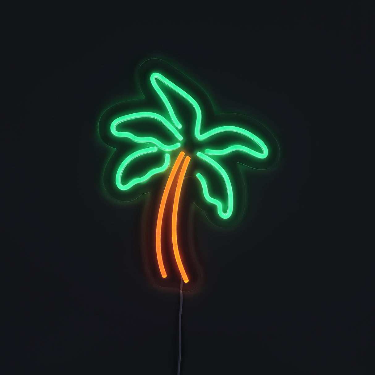 Palm Tree Neon Vegglampe