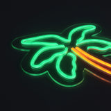 Palm Tree Neon Vegglampe