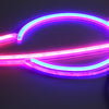 Saturn Neon Vegglampe Blå/Rosa