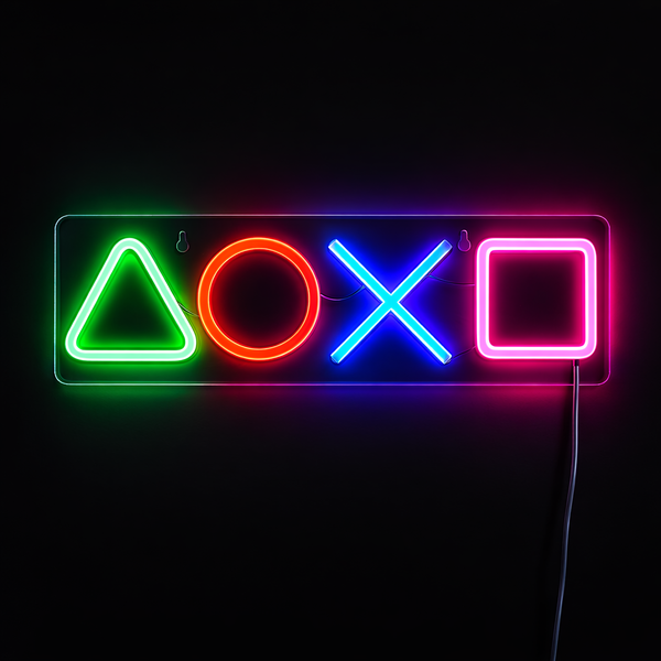 Playstation Neon Vegglampe