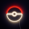 Pokéball Neon Vegglampe