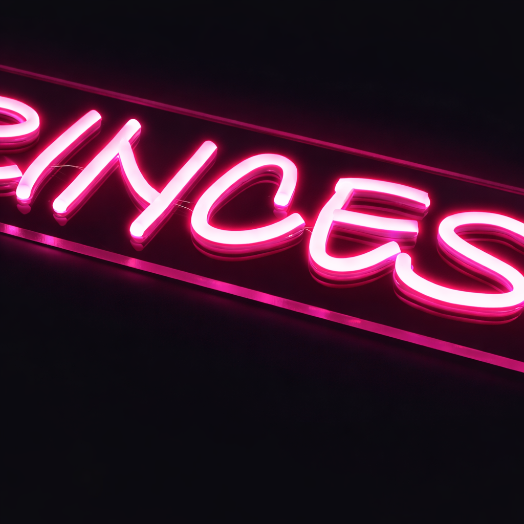Princess Neon Vegglampe