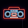 Radio Neon Vegglampe