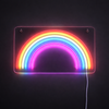 Rainbow Neon Vegglampe