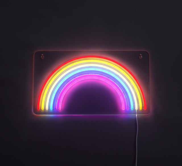 Rainbow Neon Vägglampa-Lampconcept.se
