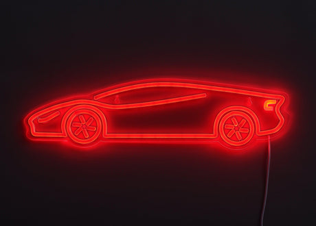 Sportbil Neon Vägglampa-Lampconcept.se