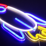 Rocket Neon Vegglampe
