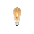 LED E27 4W ST64 Dimbar Amber
