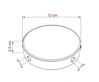 Samlerosett med 4 Sidehull i Metall