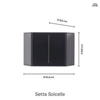 Setta solcellevegglampe