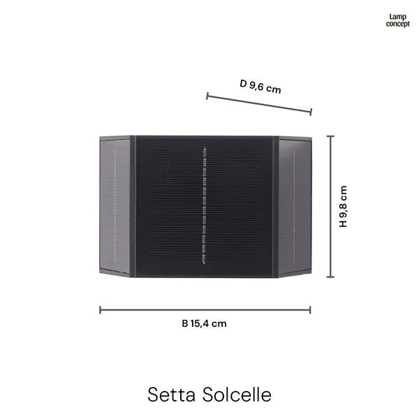 Setta Solcelle Vegglampe