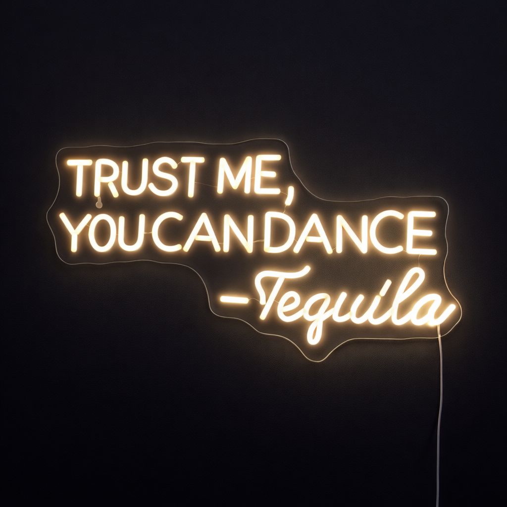 Trust Me You Can Dance Neonskilt