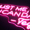 Trust Me You Can Dance Neon Vegglampe Rosa