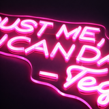 Trust Me You Can Dance Neon Vegglampe Rosa