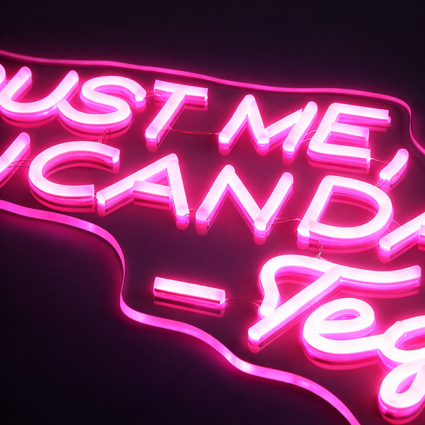 Trust Me You Can Dance Neon Vegglampe Rosa
