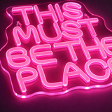 This Must Be The Place Neon Vegglampe